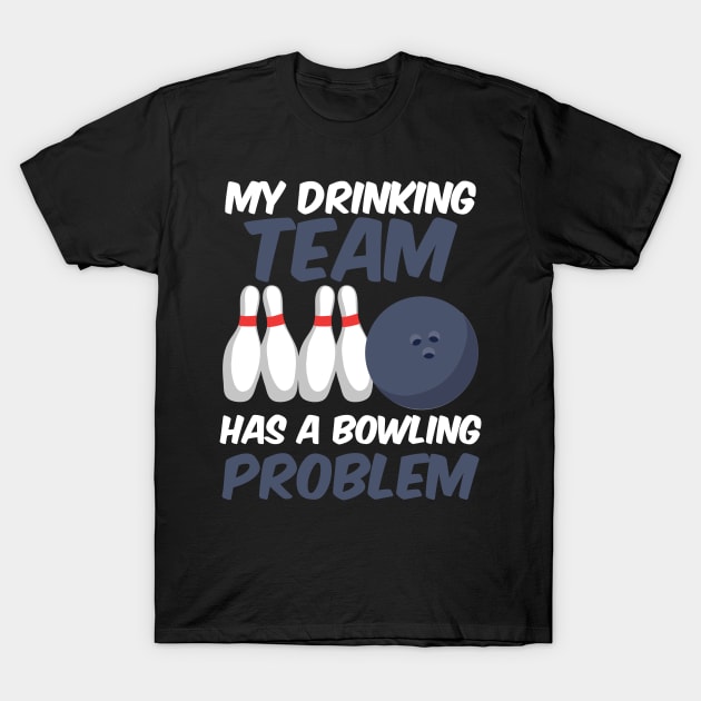 Funny bowling team shirts shop